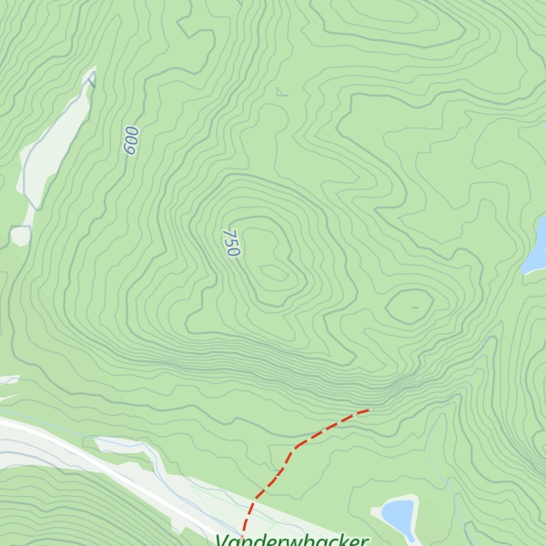 Map of Starbuck Mountain