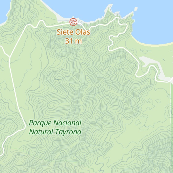 Map of Cerro Morro Blanco