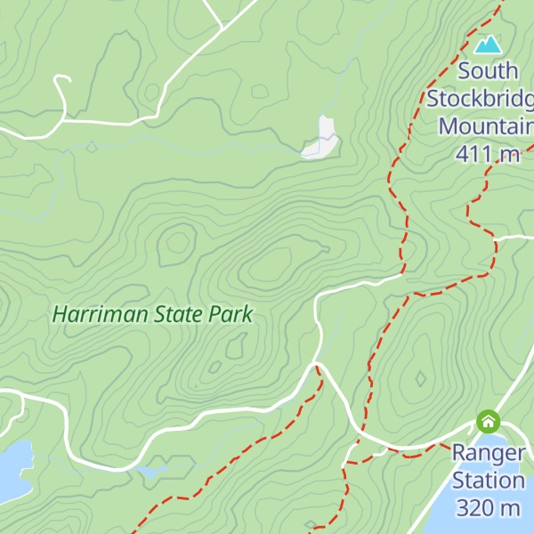 Map of Bradley Mountain