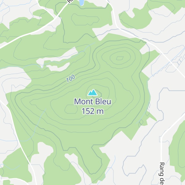 Map of Mont Bleu