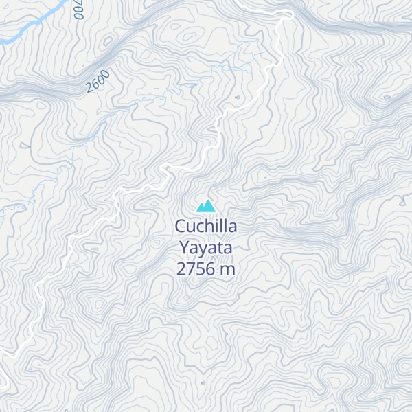Map of Cuchilla Yayata