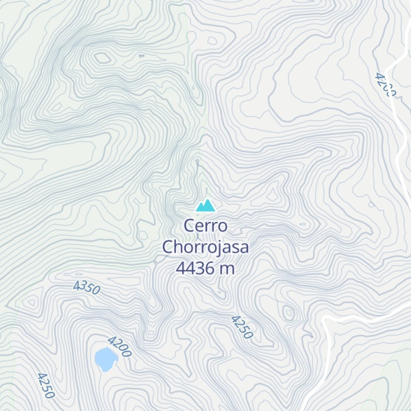 Map of Cerro Chorrojasa