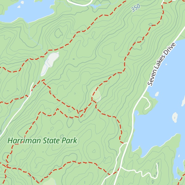 Map of Fingerboard Mountain