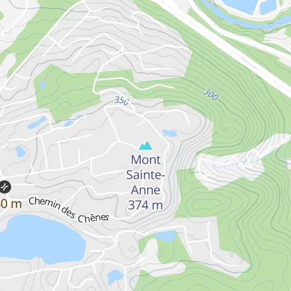 Map of Mont Sainte-Anne