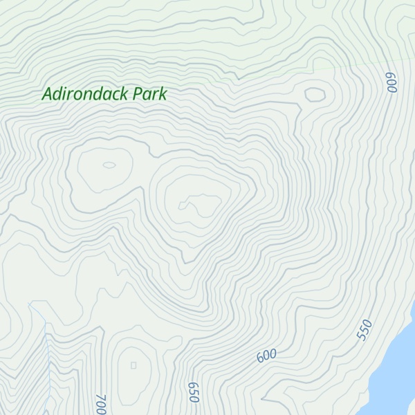 Map of Tenant Mountain