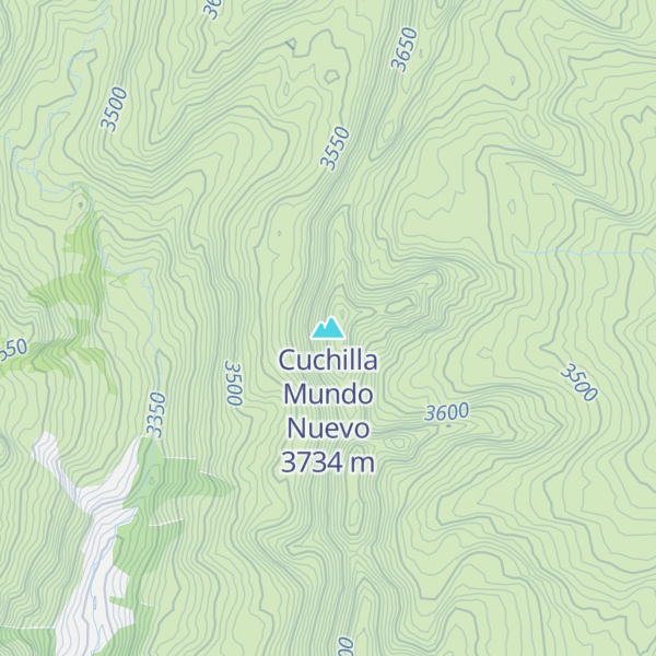 Map of Cuchilla Mundo Nuevo