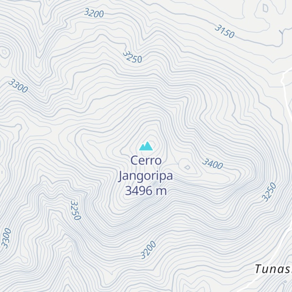 Map of Cerro Jangoripa