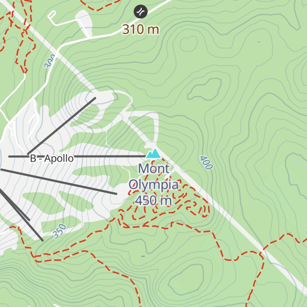 Map of Mont Olympia