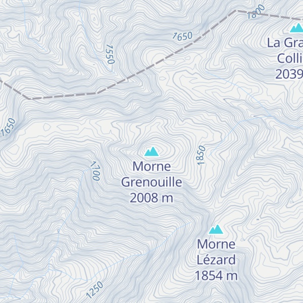 Map of Morne Grenouille