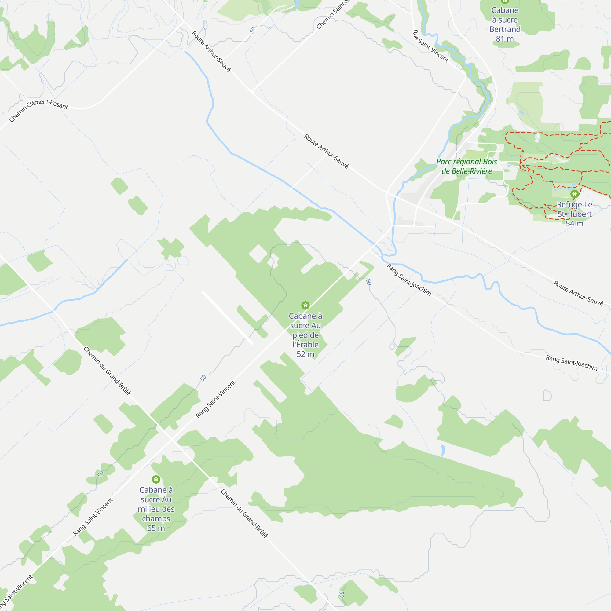 Cabane à sucre Au pied de l'Érable map