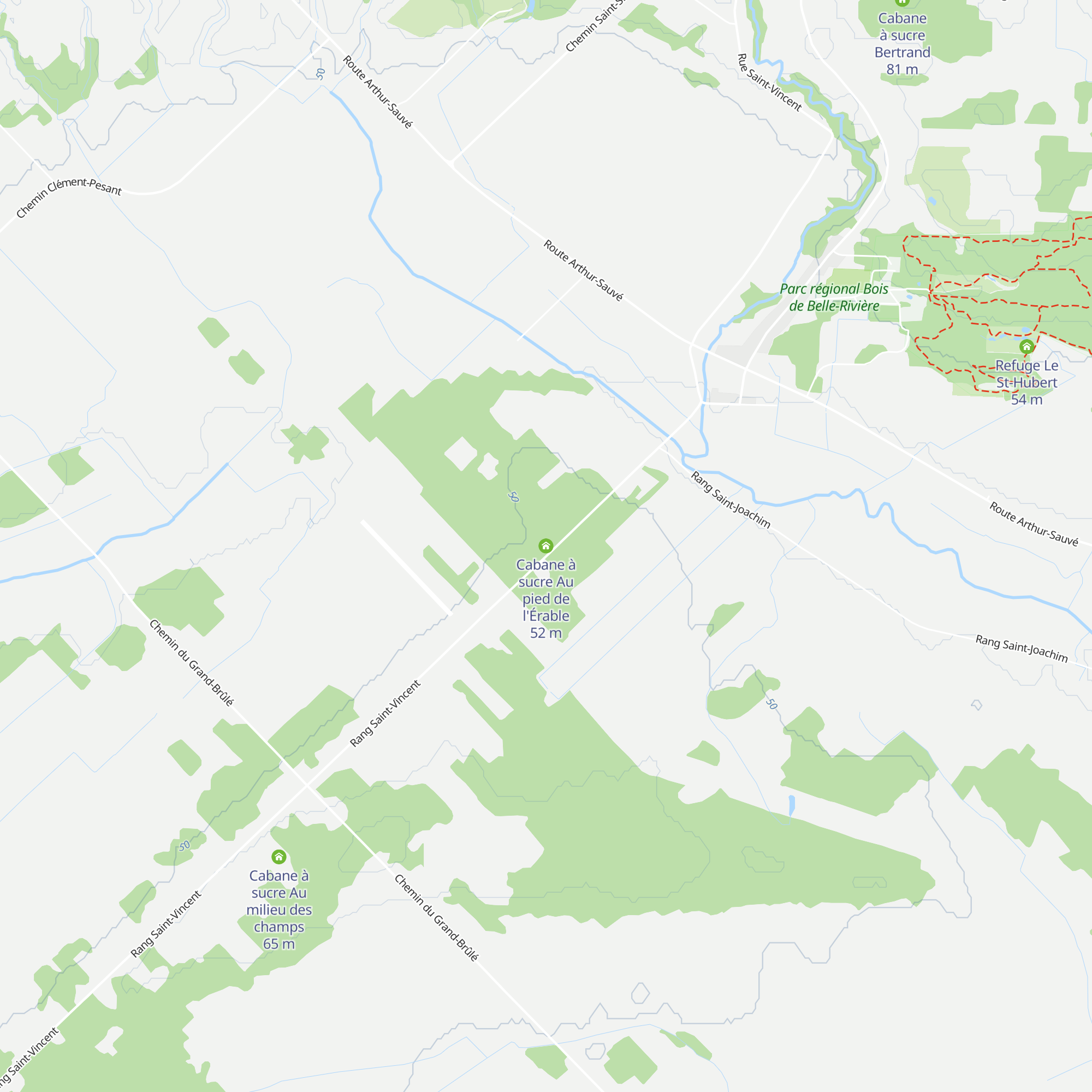 Cabane à sucre Au pied de l'Érable map