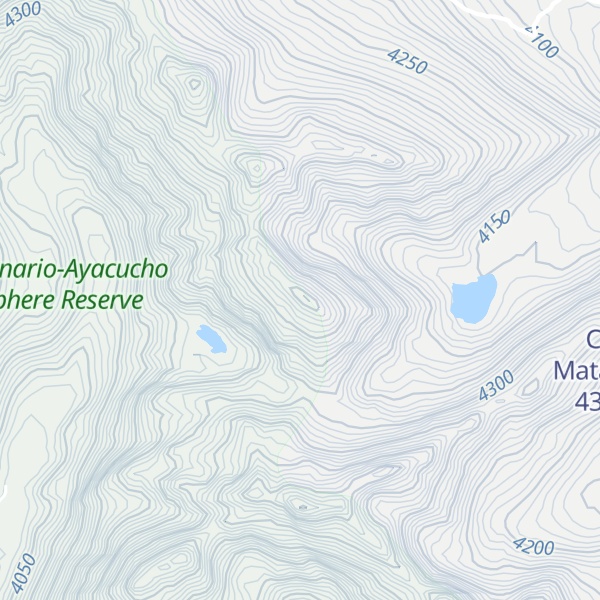 Map of Cerro Yana Orjo