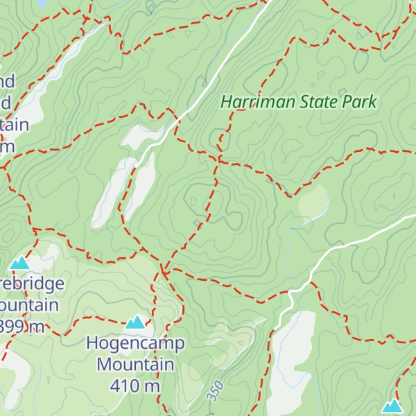 Map of Hogencamp Mountain North