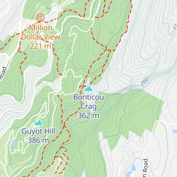 Map of Bonticou Crag