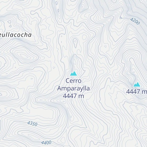Map of Cerro Amparaylla
