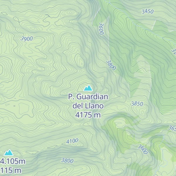 Map of P. Guardian del Llano
