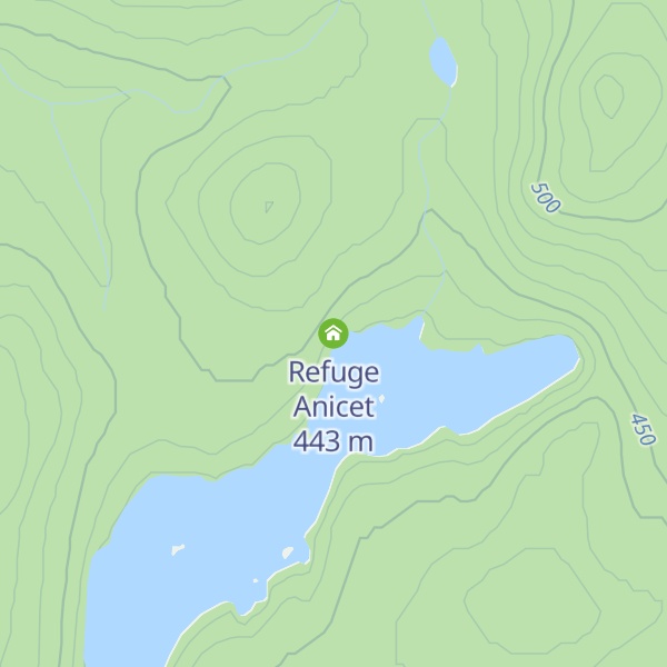 Map of Refuge Anicet