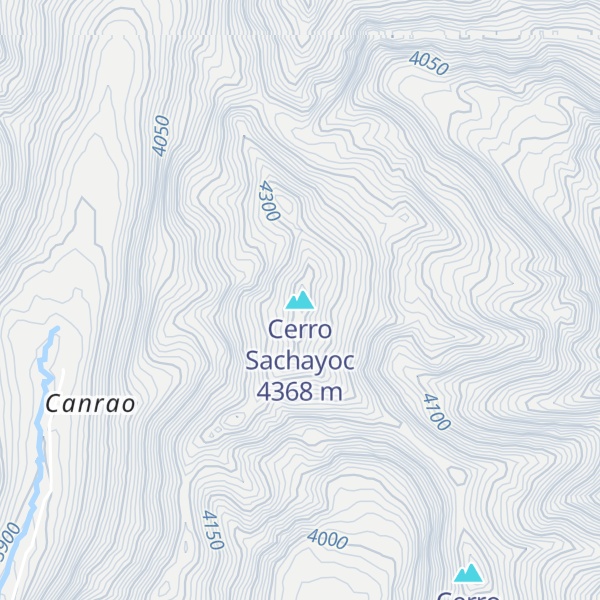 Map of Cerro Sachayoc