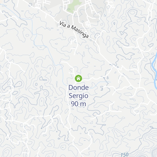 Map of Donde Sergio