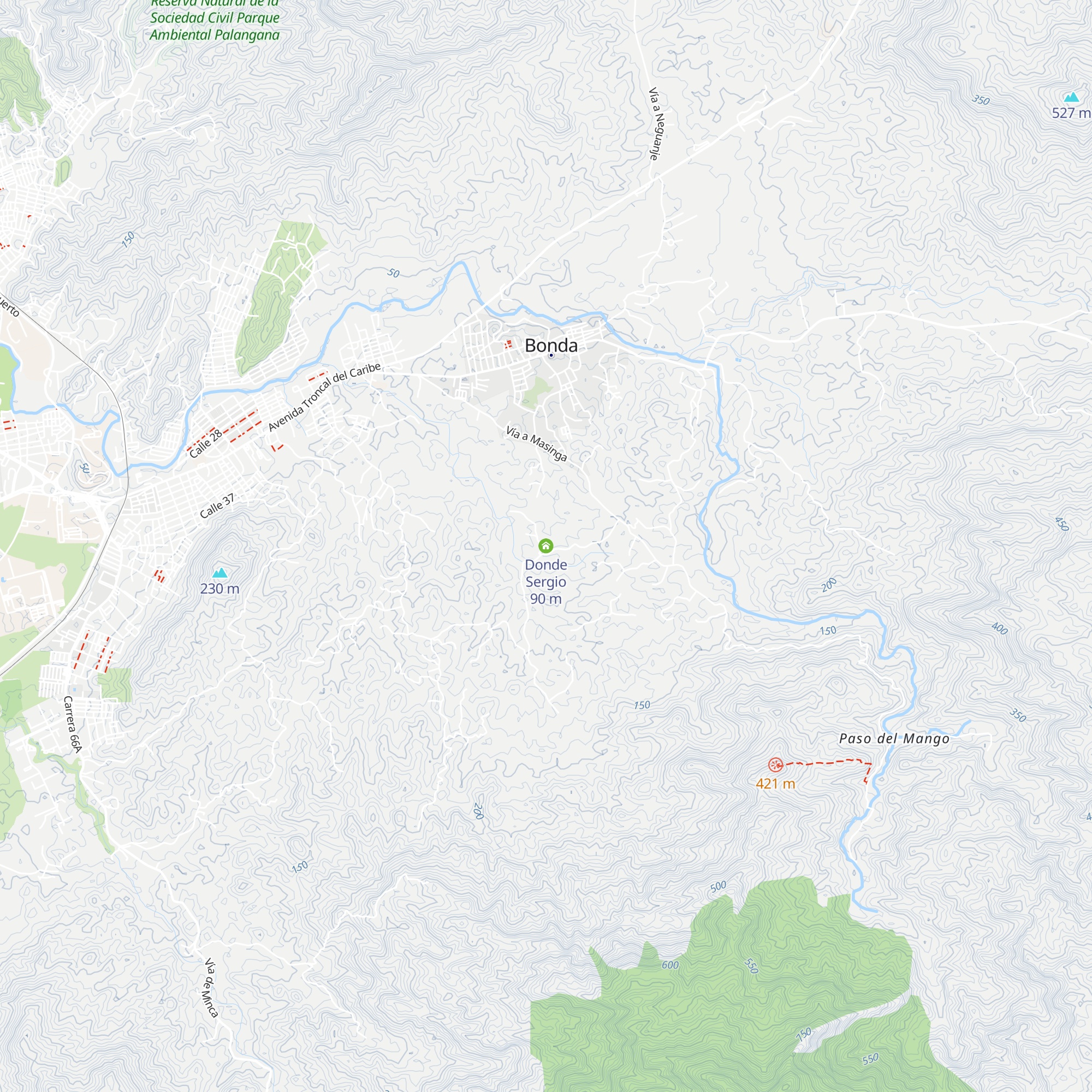 Donde Sergio map
