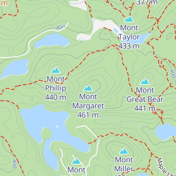 Map of Mont Margaret