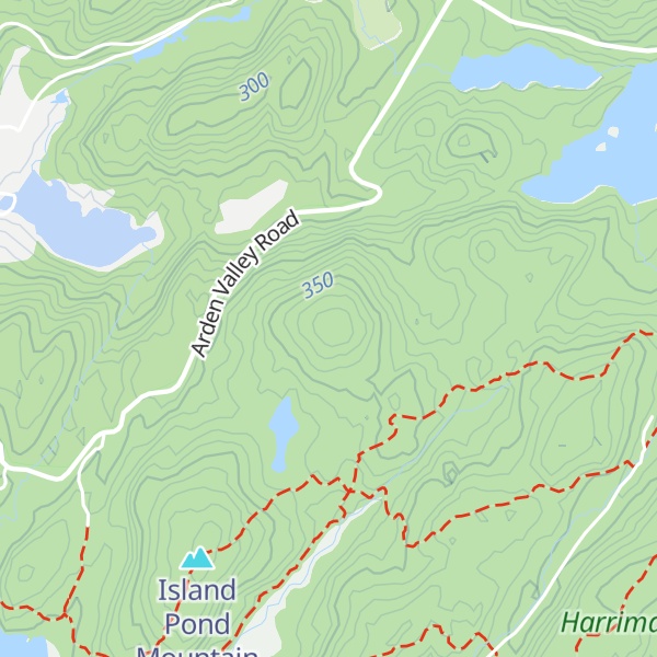 Map of Echo Mountain