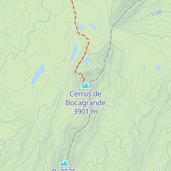 Map of Cerros de Bocagrande