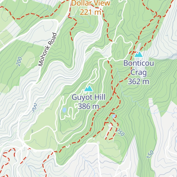 Map of Guyot Hill