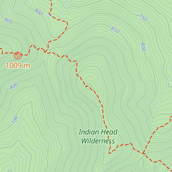 Map of Twin Mountain