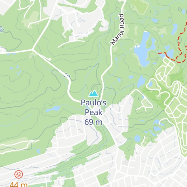 Map of Paulo’s Peak
