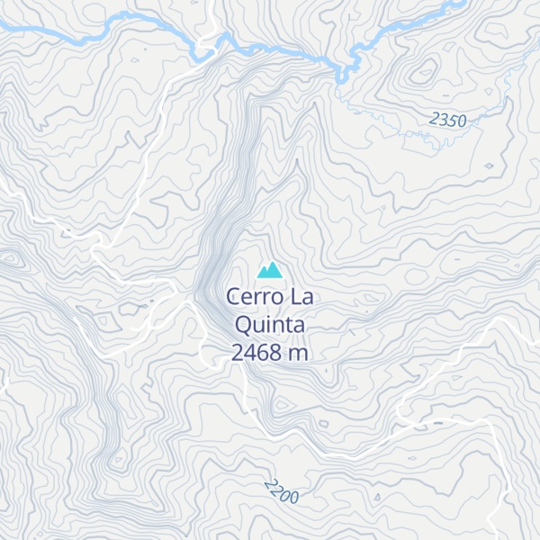 Map of Cerro La Quinta