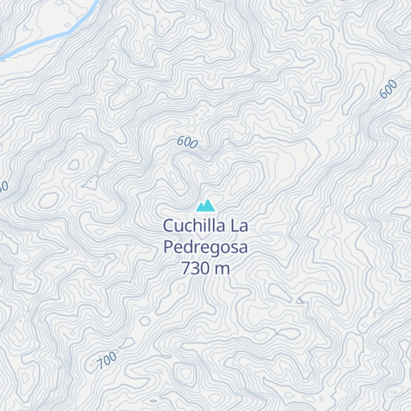 Map of Cuchilla La Pedregosa