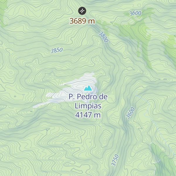 Map of P. Pedro de Limpias