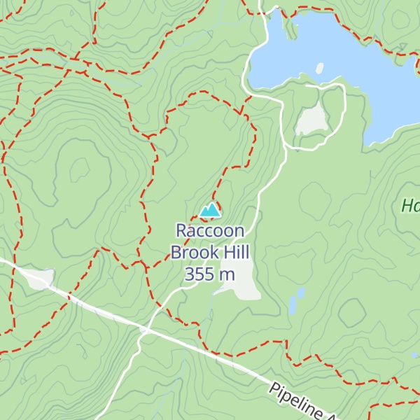 Map of Raccoon Brook Hill