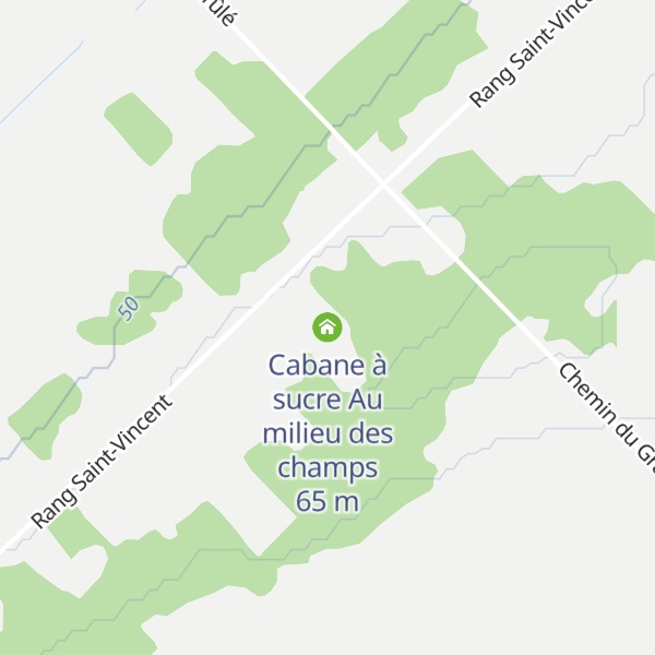Map of Cabane à sucre Au milieu des champs