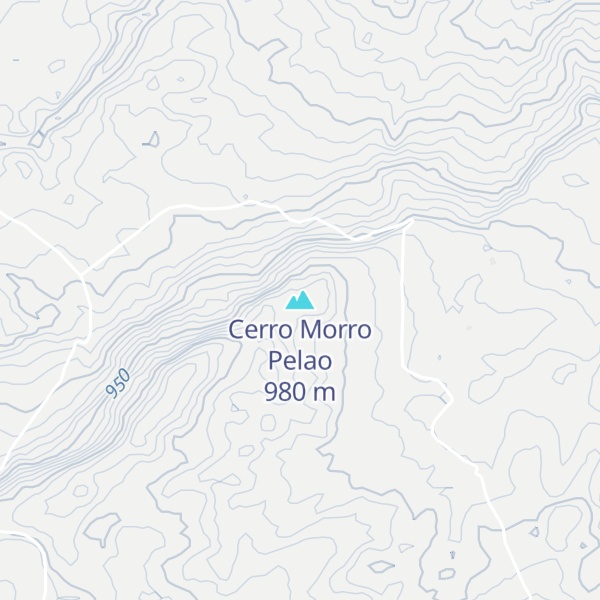 Map of Cerro Morro Pelao
