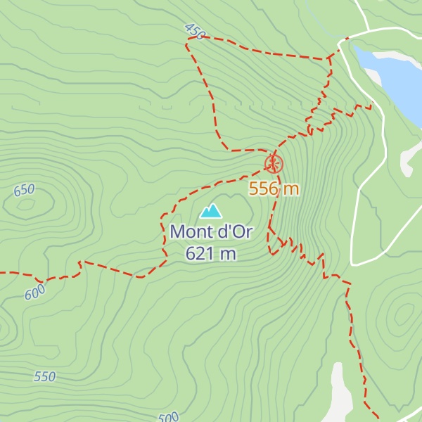 Map of Mont d'Or