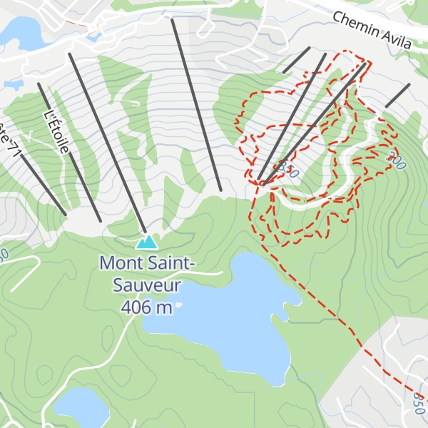 Map of Mont Avila