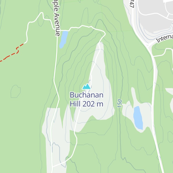 Map of Buchanan Hill