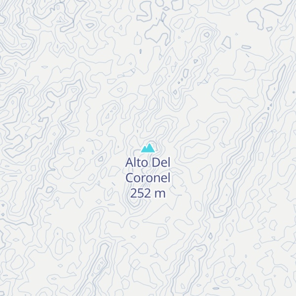 Map of Alto Del Coronel