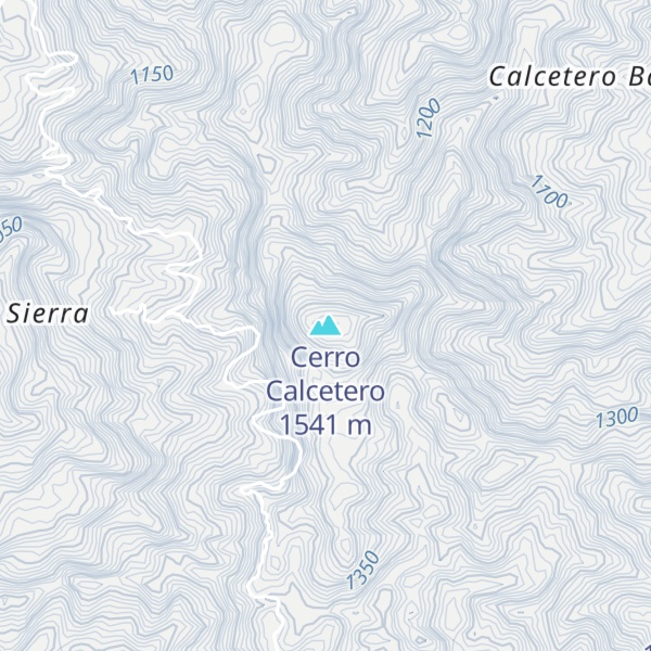 Map of Cerro Calcetero