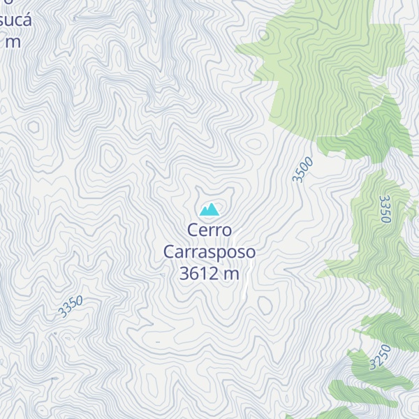Map of Cerro Carrasposo