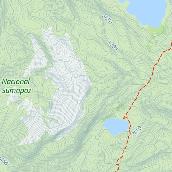 Map of P. Nicolás de Federmann