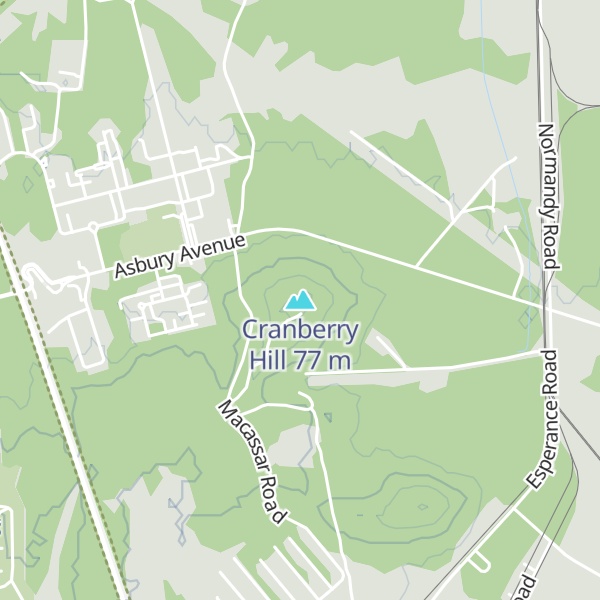 Map of Cranberry Hill