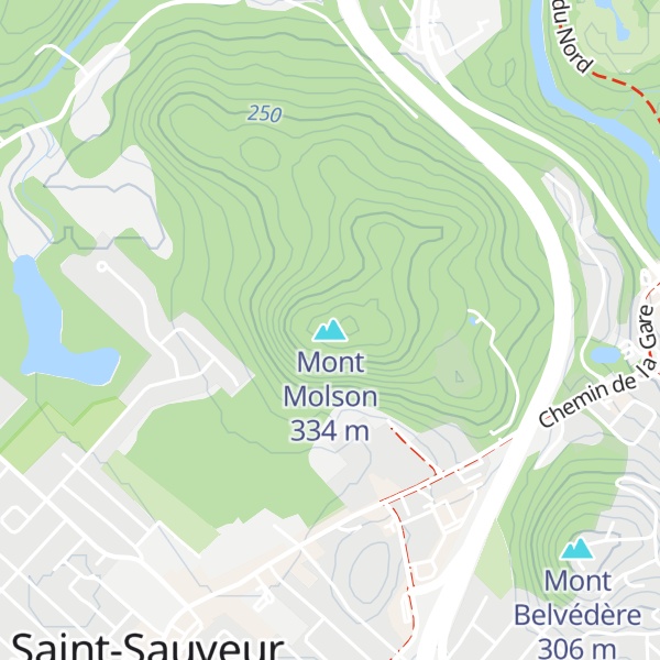 Map of Mont Molson