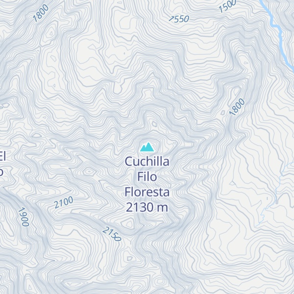 Map of Cuchilla Filo Floresta