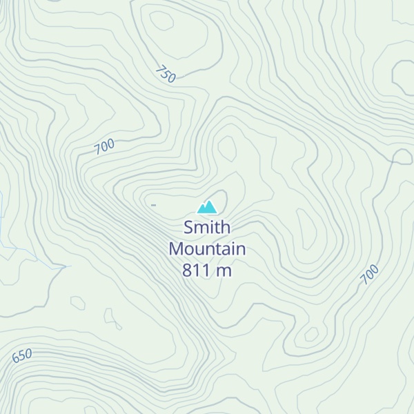 Map of Smith Mountain