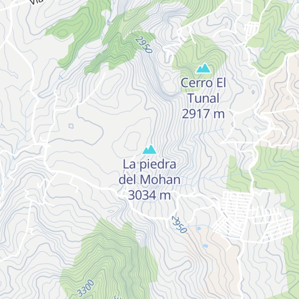 Map of La piedra  del Mohan