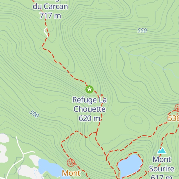 Map of Refuge La Chouette