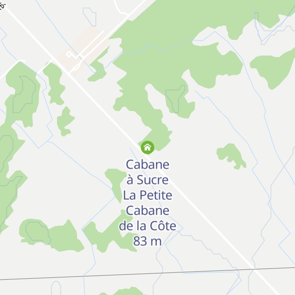 Map of Cabane à Sucre La Petite Cabane de la Côte